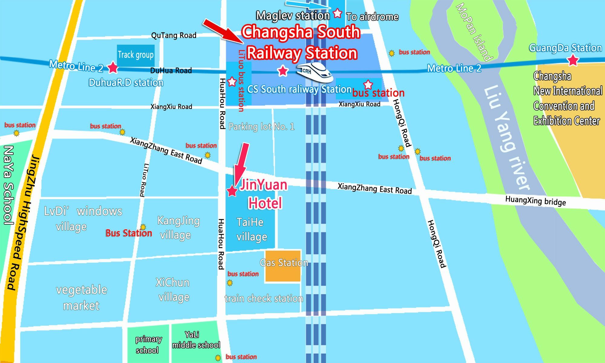 Jinyuan Hotel Changsha South Railway Station Εξωτερικό φωτογραφία